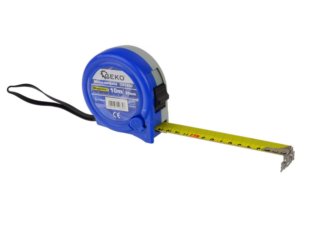 GEKO Magnetic Measuring Tape 10 m x 25 mm