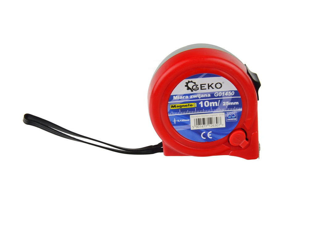 GEKO Magnetic Measuring Tape 10 m x 25 mm