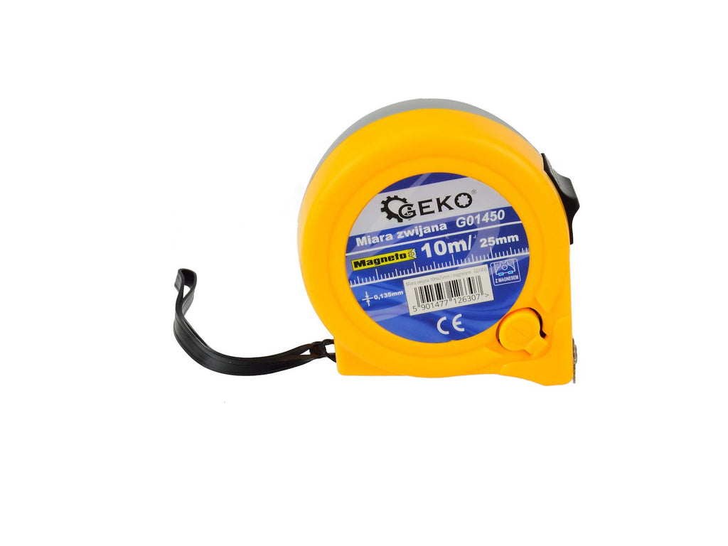 GEKO Magnetic Measuring Tape 10 m x 25 mm