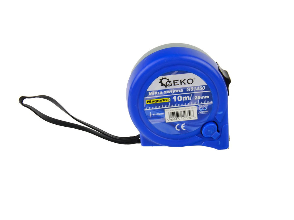GEKO Magnetic Measuring Tape 10 m x 25 mm