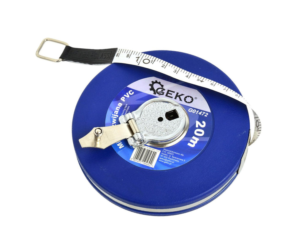 GEKO Profi Fibreglass Measuring Tape 20 m