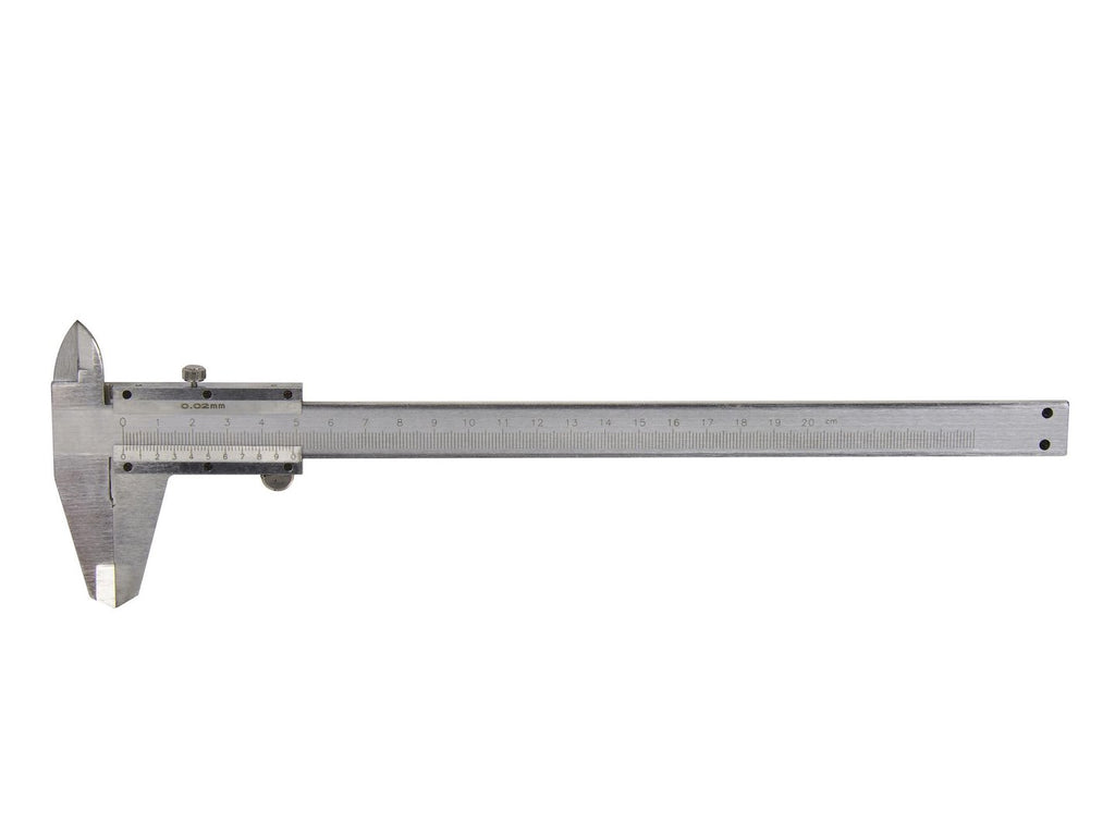 Vernier Caliper with Upper Jaws, 200 mm, 0.02 mm