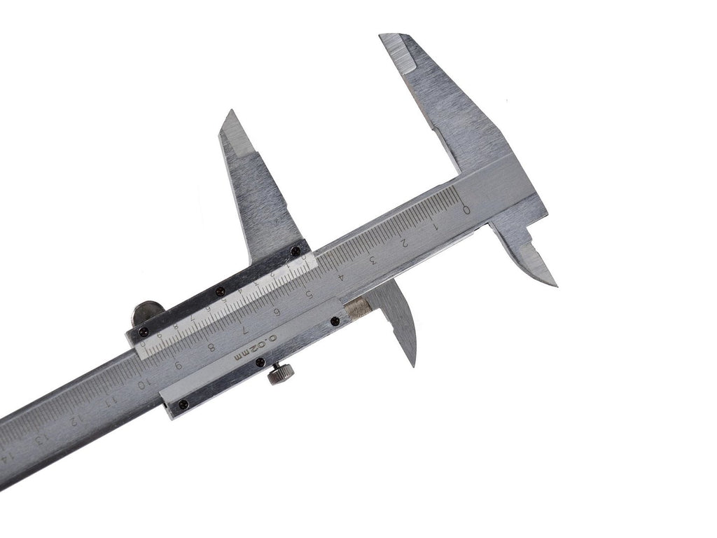 Vernier Caliper with Upper Jaws, 200 mm, 0.02 mm
