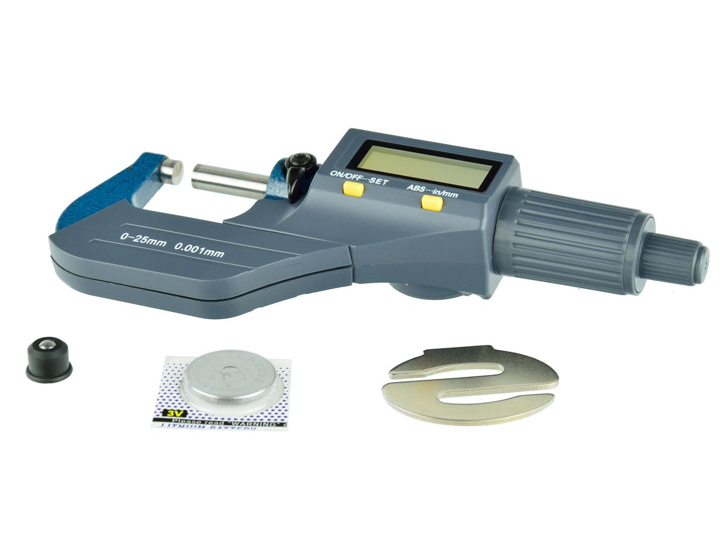 Electronic Outside Micrometer 0-25 mm (0-1\") Resolution 0.001 mm