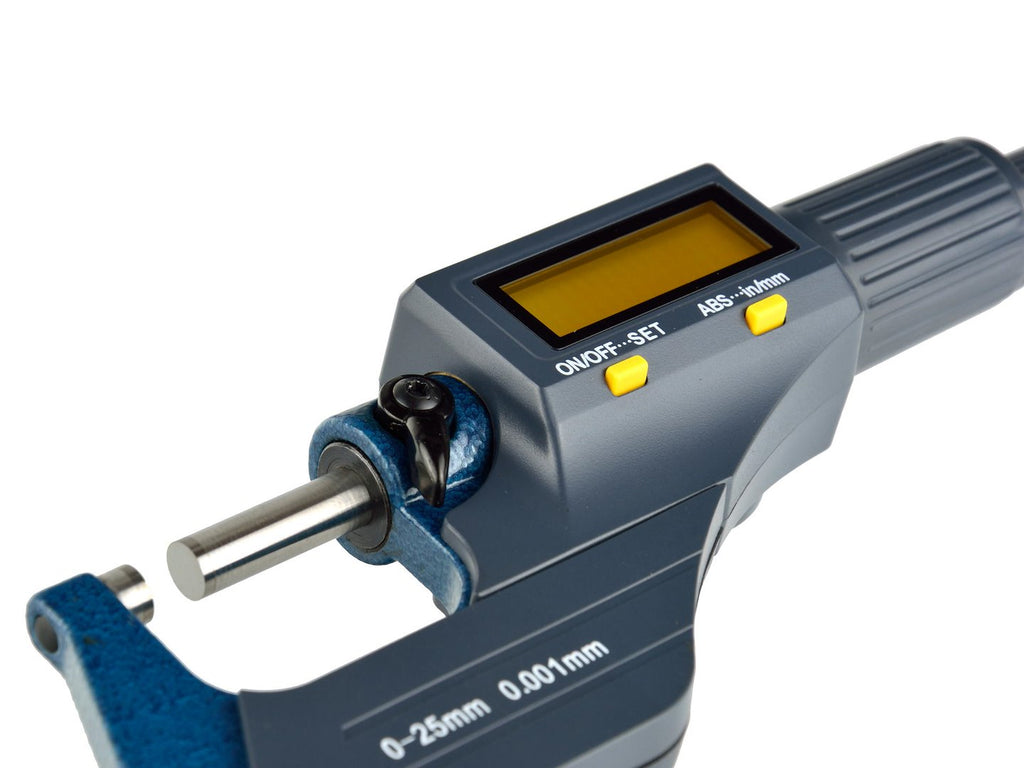 Electronic Outside Micrometer 0-25 mm (0-1\") Resolution 0.001 mm