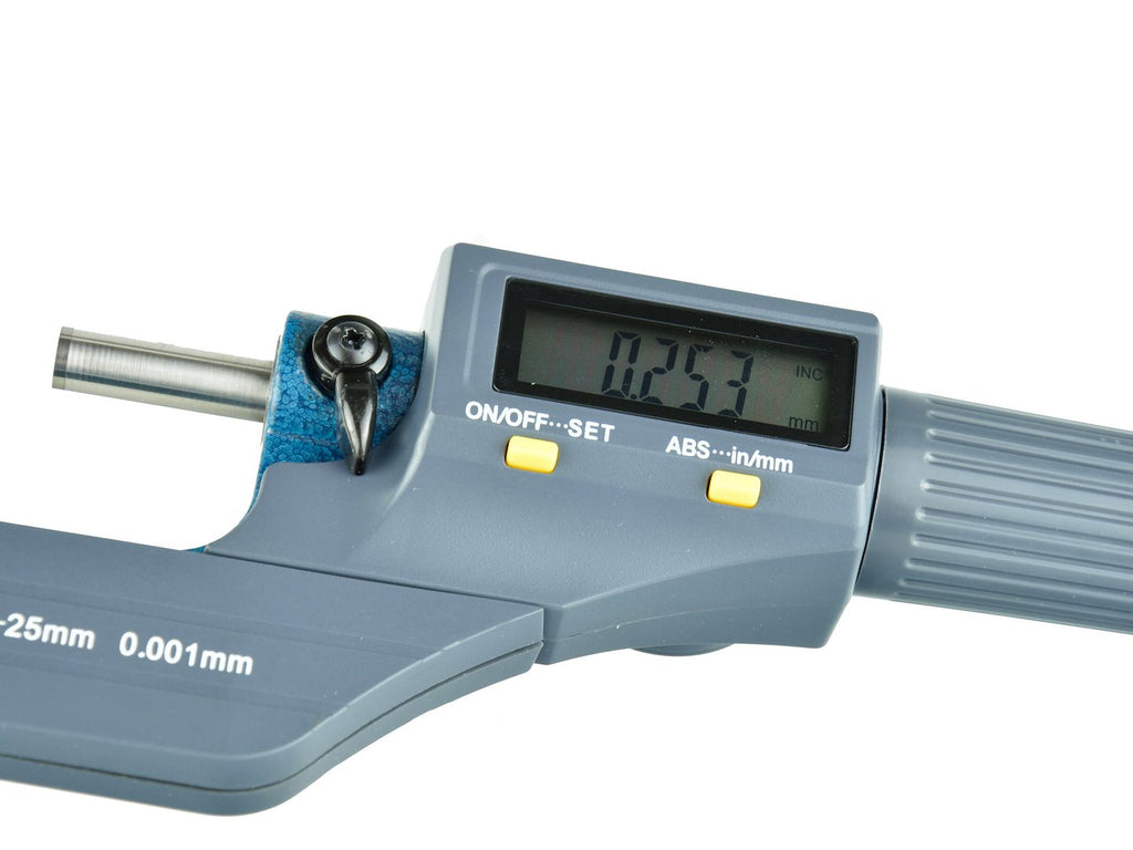 Electronic Outside Micrometer 0-25 mm (0-1\") Resolution 0.001 mm