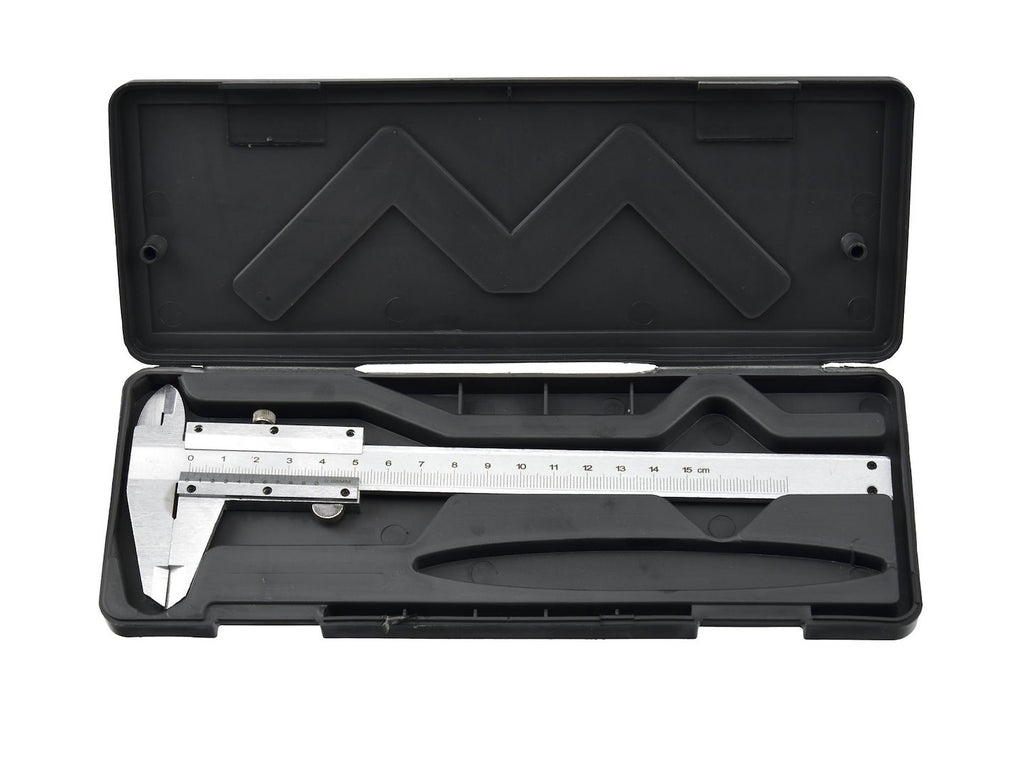 Vernier Caliper 150 mm, 0.05 mm resolution (plastic box)