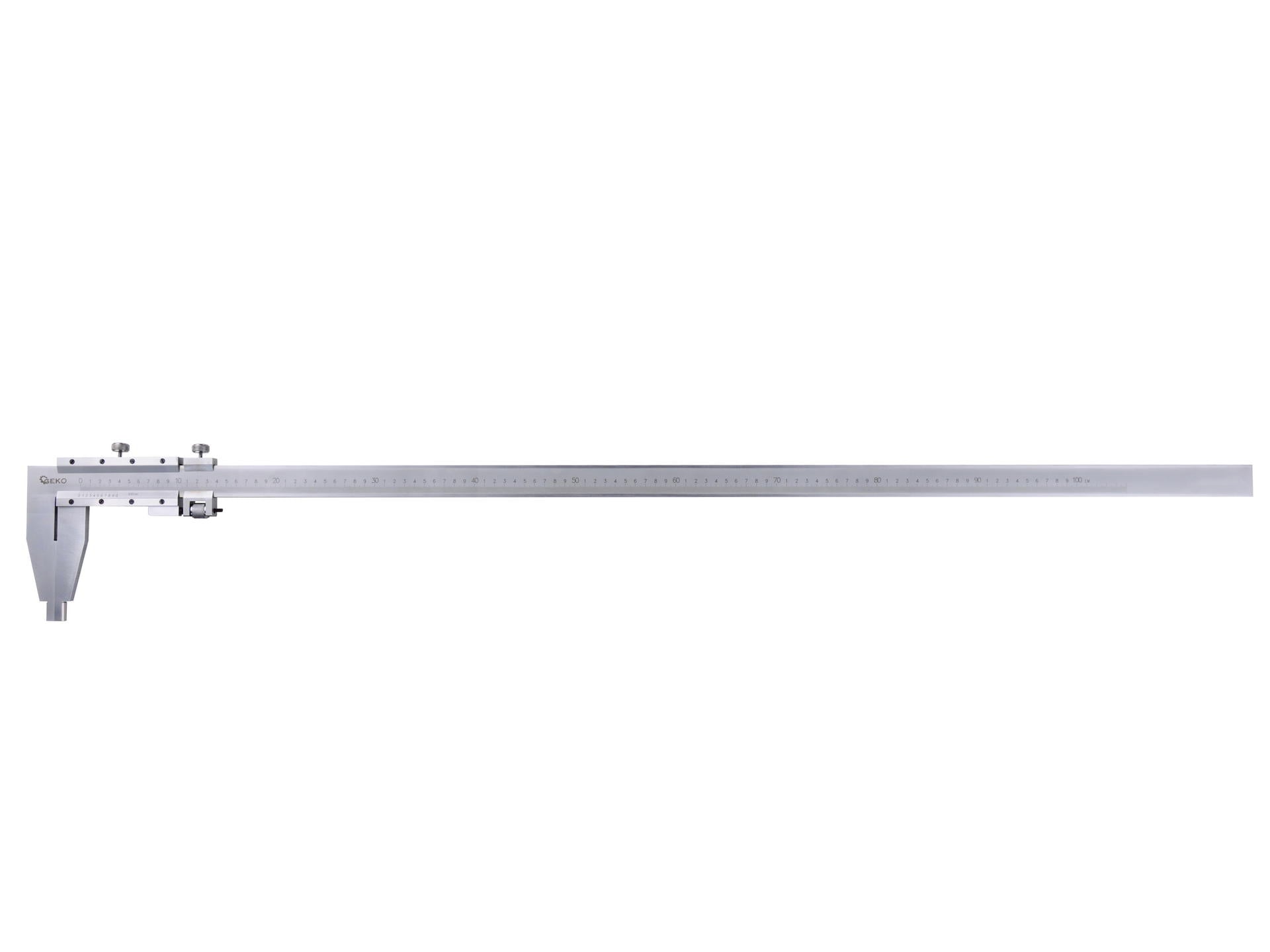 GEKO Heavy-Duty Vernier Caliper — 1000 mm Range, 0.05 mm Resolution