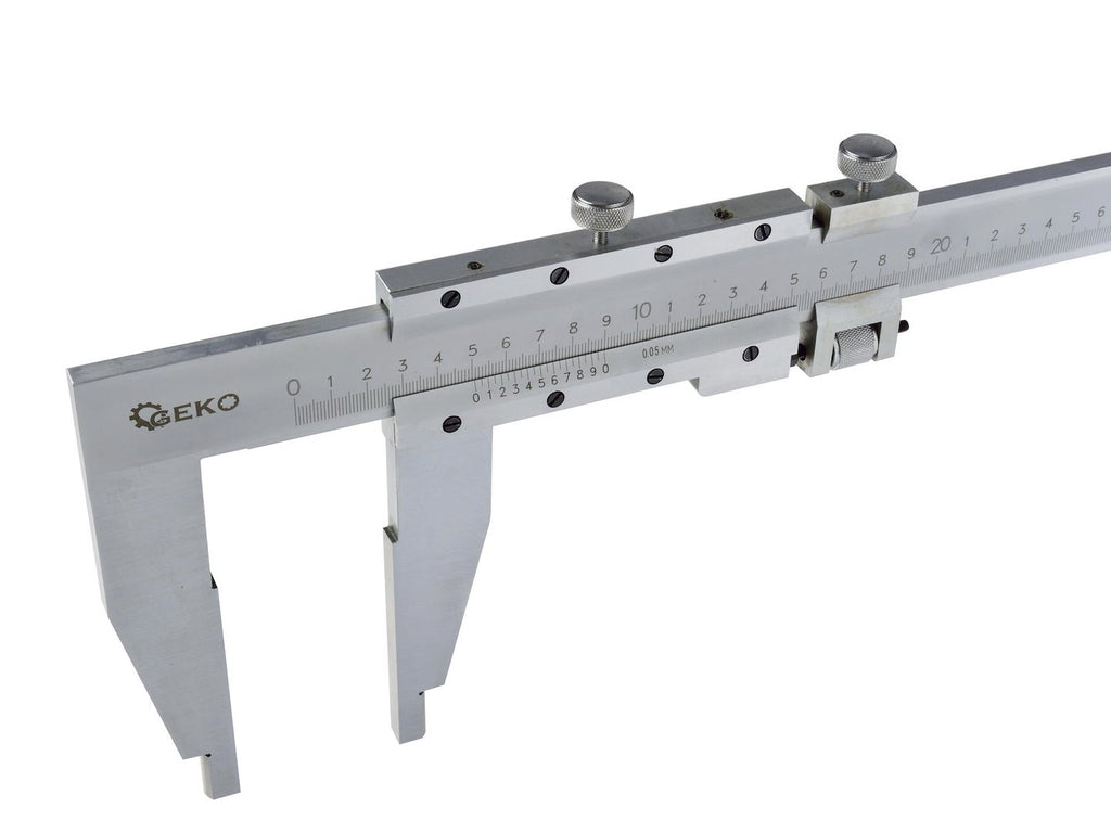 GEKO Heavy-Duty Vernier Caliper — 1000 mm Range, 0.05 mm Resolution