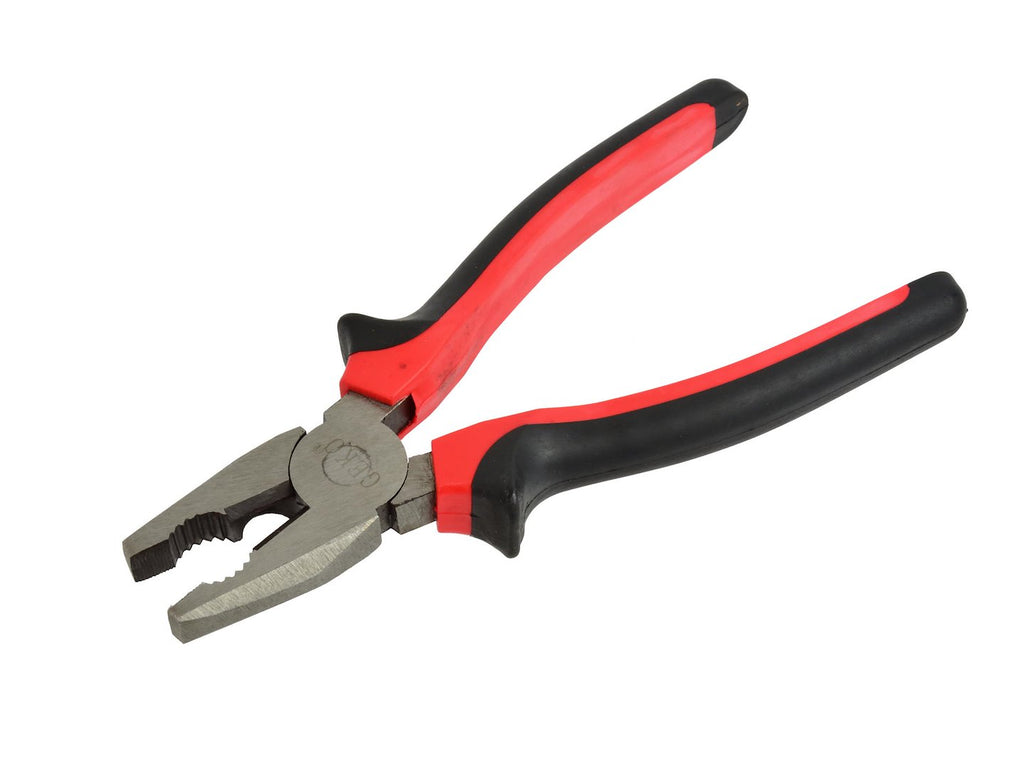 Combination Pliers, Polished, 200 mm / 8" (red-black)