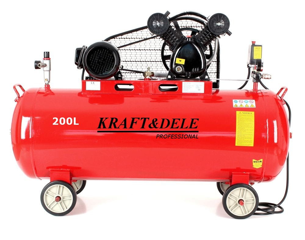 200L õhukompressor 2 kolviga KD1473 + separaator!