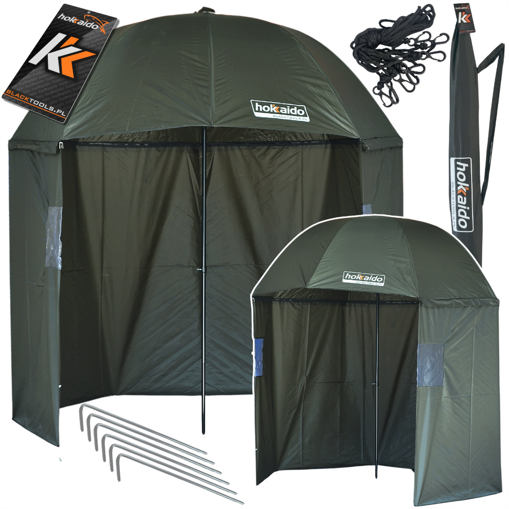 Fishing Parasol Tent with 3/4 Sides, 220cm (2.2m)