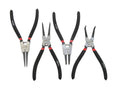 Circlip Pliers Set, 7" (180 mm), 4-Piece