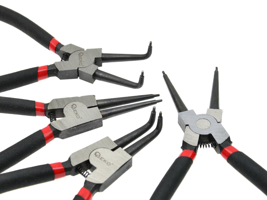 Circlip Pliers 200 mm (8") - 4-piece set