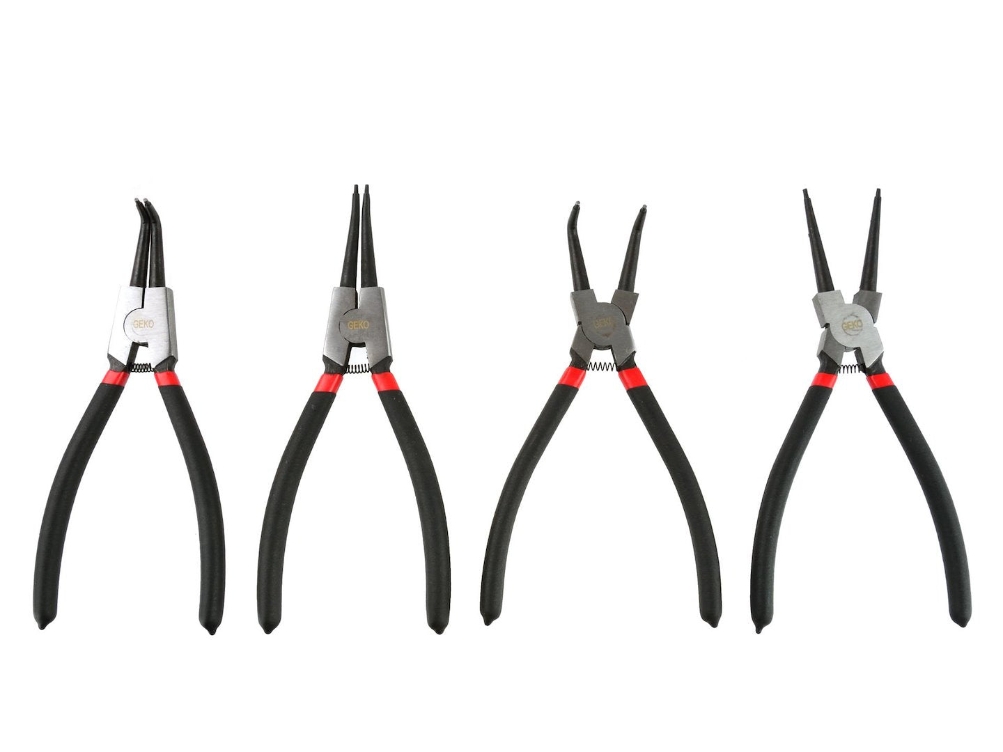 Circlip Pliers 250 mm (10") - 4-Piece Set
