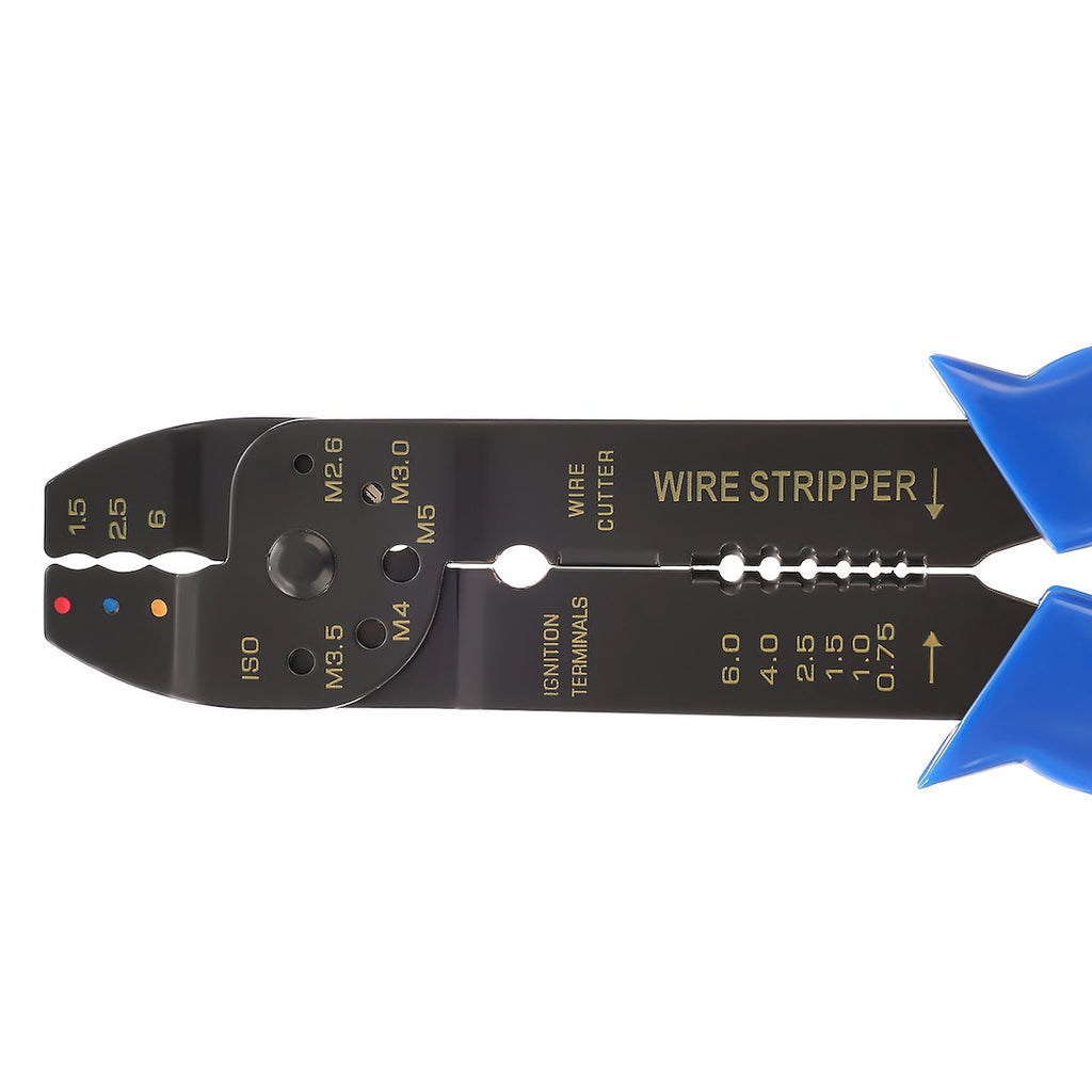 Wire Stripper/Crimper 8" 0.5-5.0 mm²