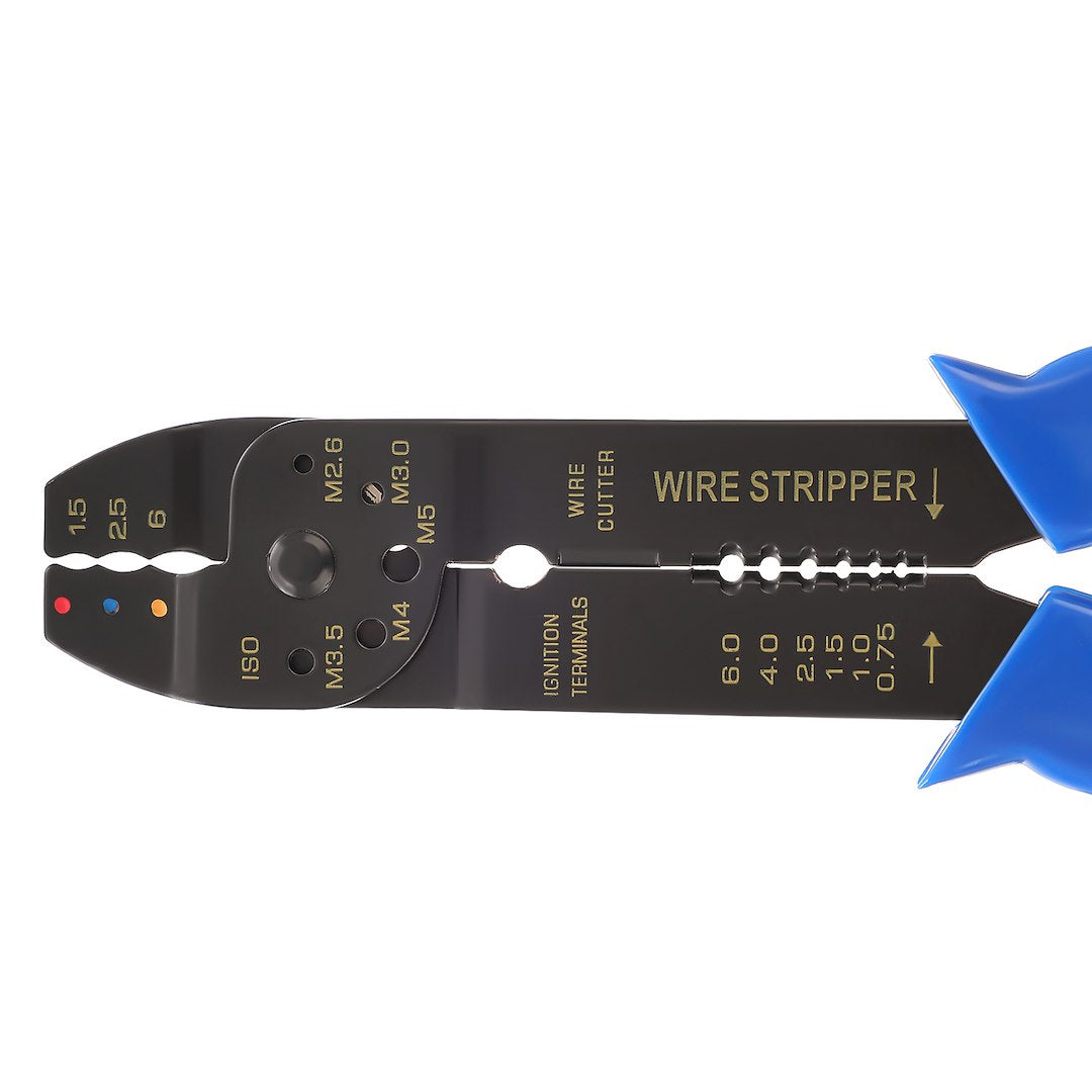 Wire Stripper/Crimper 8" 0.5-5.0 mm²