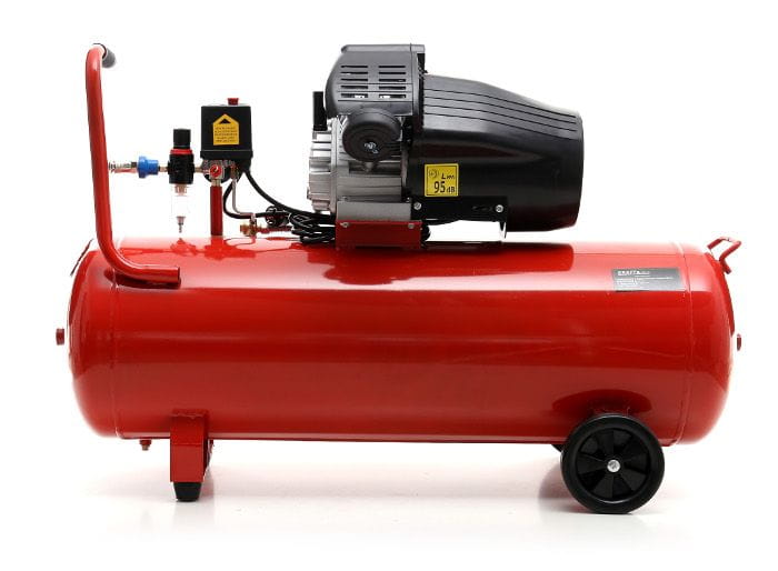 Õlikompressor 100L 2 kolvi KD1480 + separaator
