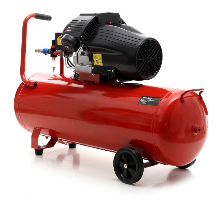 Õlikompressor 100L 2 kolvi KD1480 + separaator