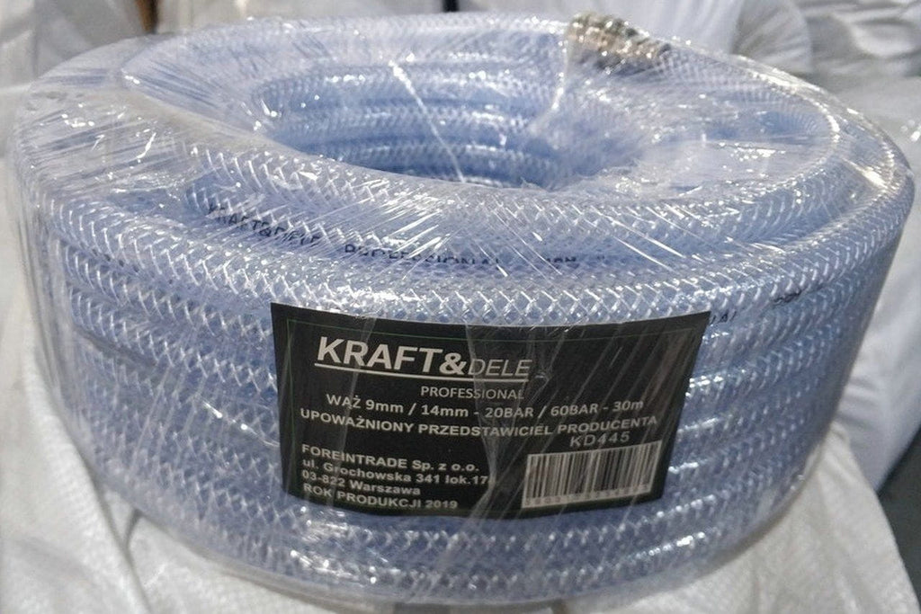 Tugevdatud pneumaatiline voolik 14mm 30m KD445