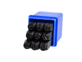Figure Number Punch Stamp Set, 9 pc, 8 mm