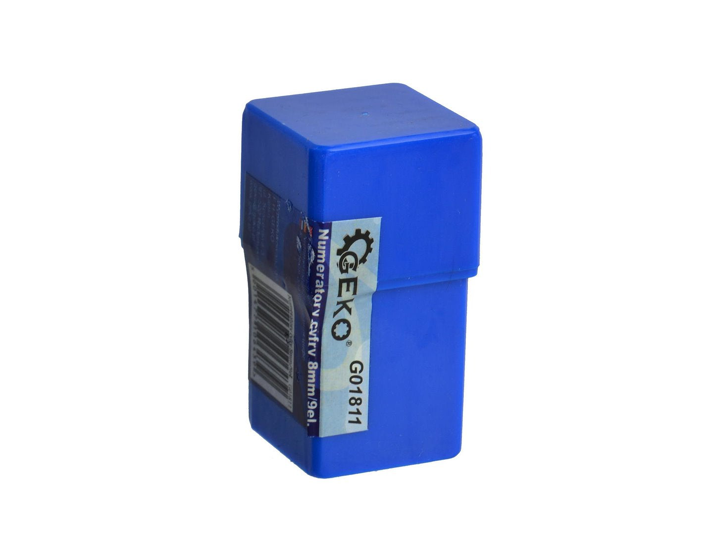 Figure Number Punch Stamp Set, 9 pc, 8 mm