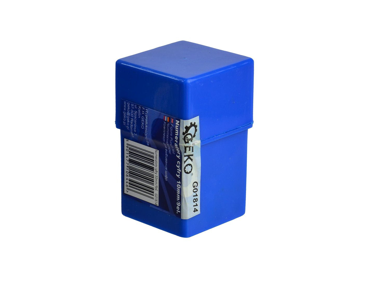Figure Punch Number Stamp Set, 9 pcs, 10.0 mm
