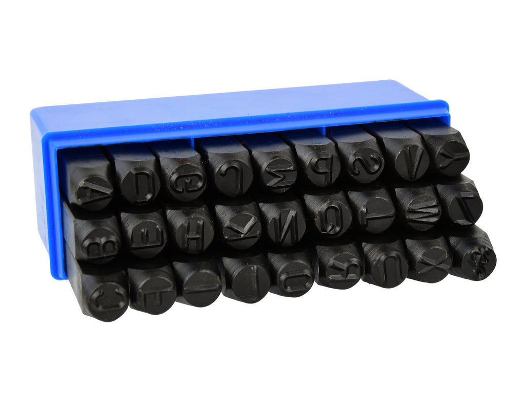 Figure Punch Letter Stamps Set, 27 pc, 10,0 mm