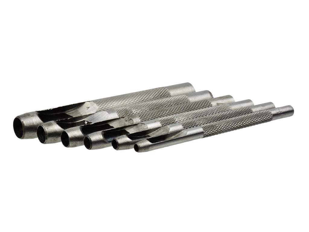 Leather Punch Set, 6 pcs (2.8–8 mm / 1/8"–5/16")