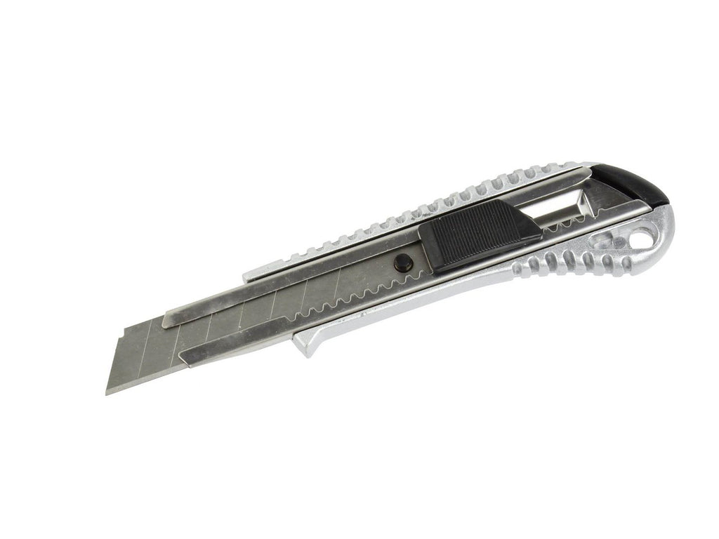 Aluminum utility knife, 18 mm snap-off blade, 155 mm length, type nr4