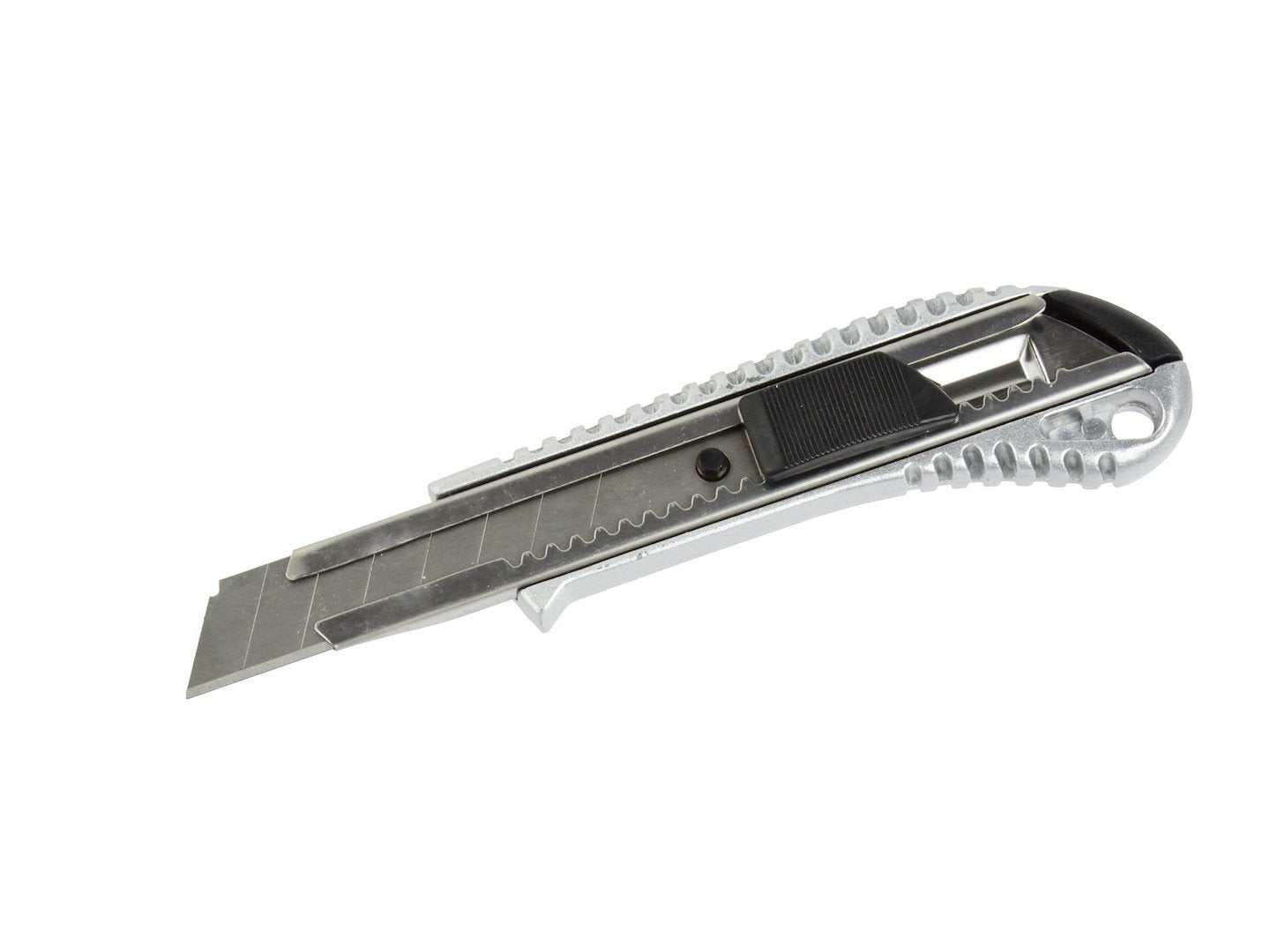 Aluminum utility knife, 18 mm snap-off blade, 155 mm length, type nr4