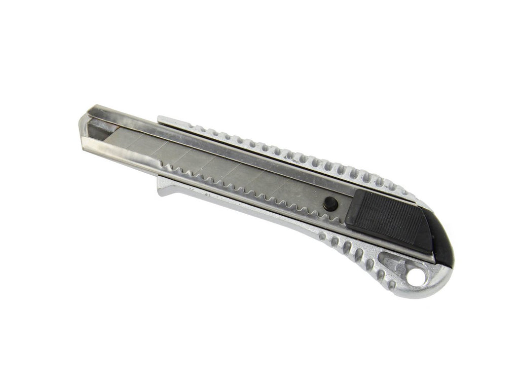 Aluminum utility knife, 18 mm snap-off blade, 155 mm length, type nr4