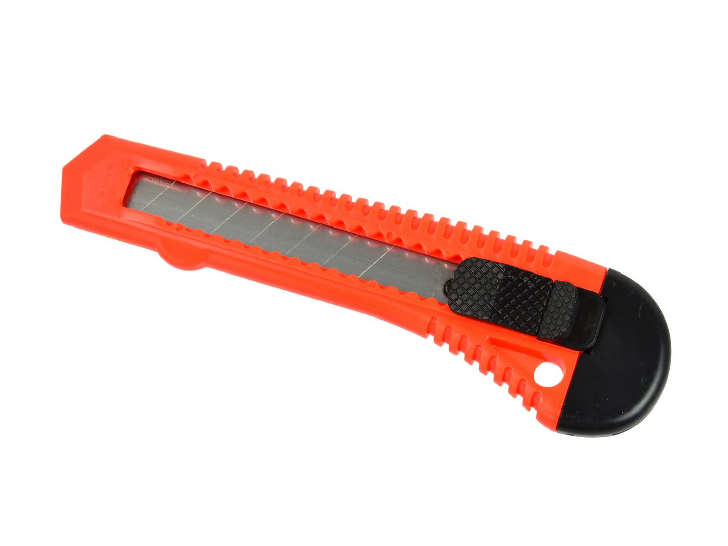 Utility knife 100x18x0.5mm Type Nr 7 — plastic wallpaper knife with 18 mm snap-off blade