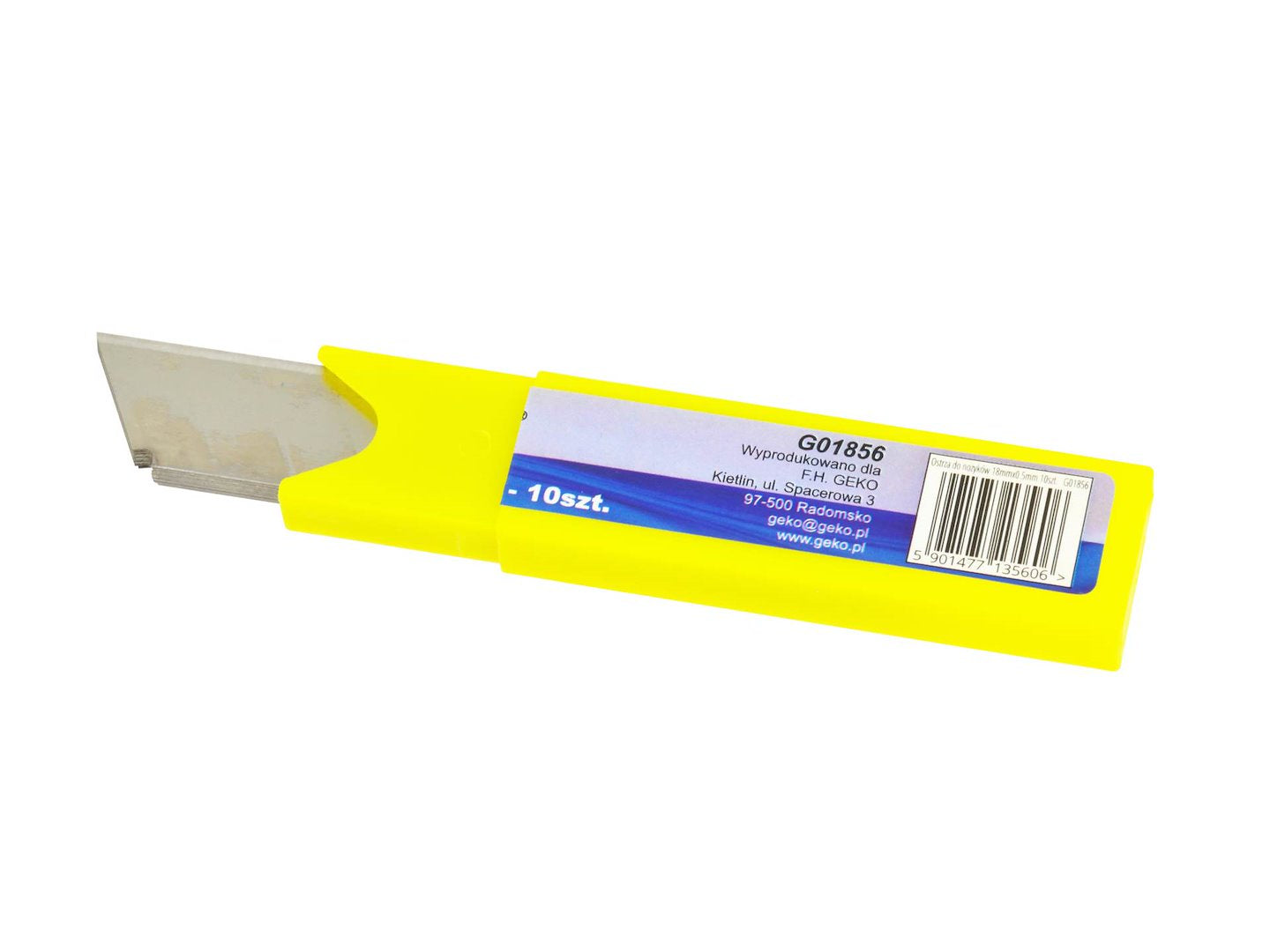 18 x 0.5 mm Snap-off Blades for Utility Knife, 10 pieces