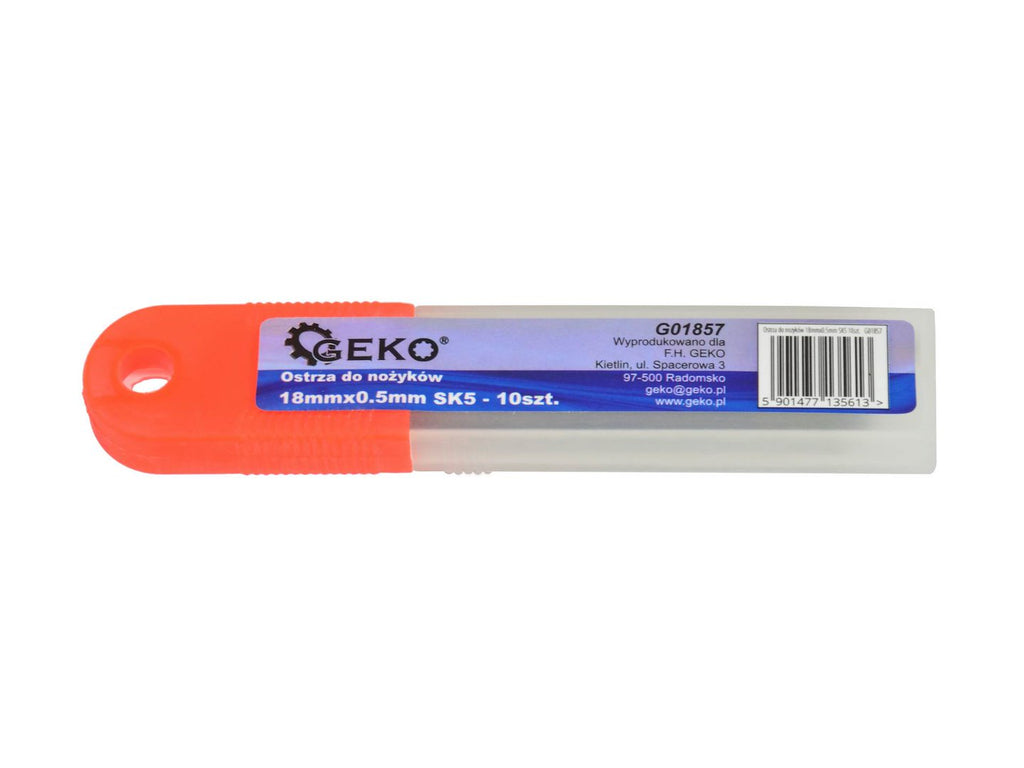 SK5 18 × 0.5 mm snap-off blades for utility knife, 10 pcs