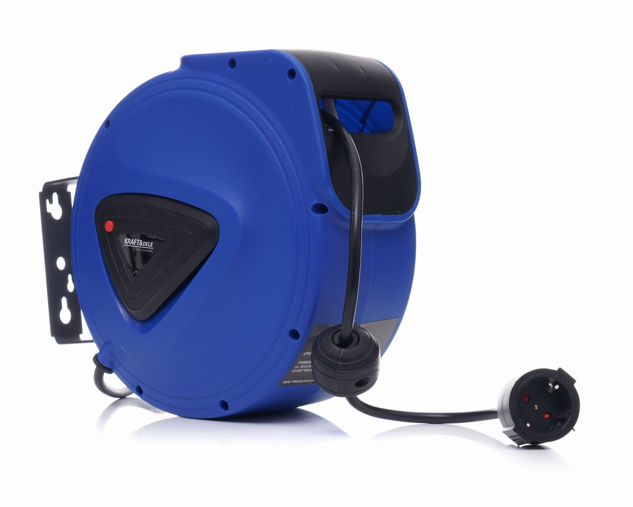 KRAFT&DELE automaatse tagasikerimisega kaablirull 20 m KD4029