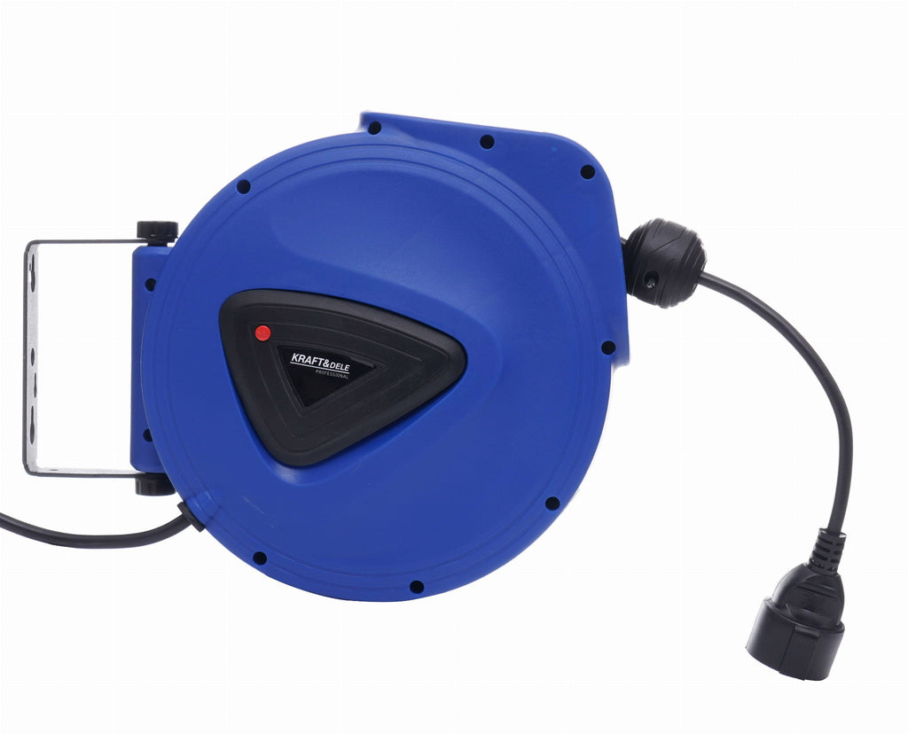 KRAFT&DELE automaatse tagasikerimisega kaablirull 20 m KD4029