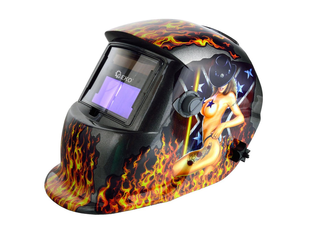 PROFI-FLAME Auto-Darkening Welding Helmet