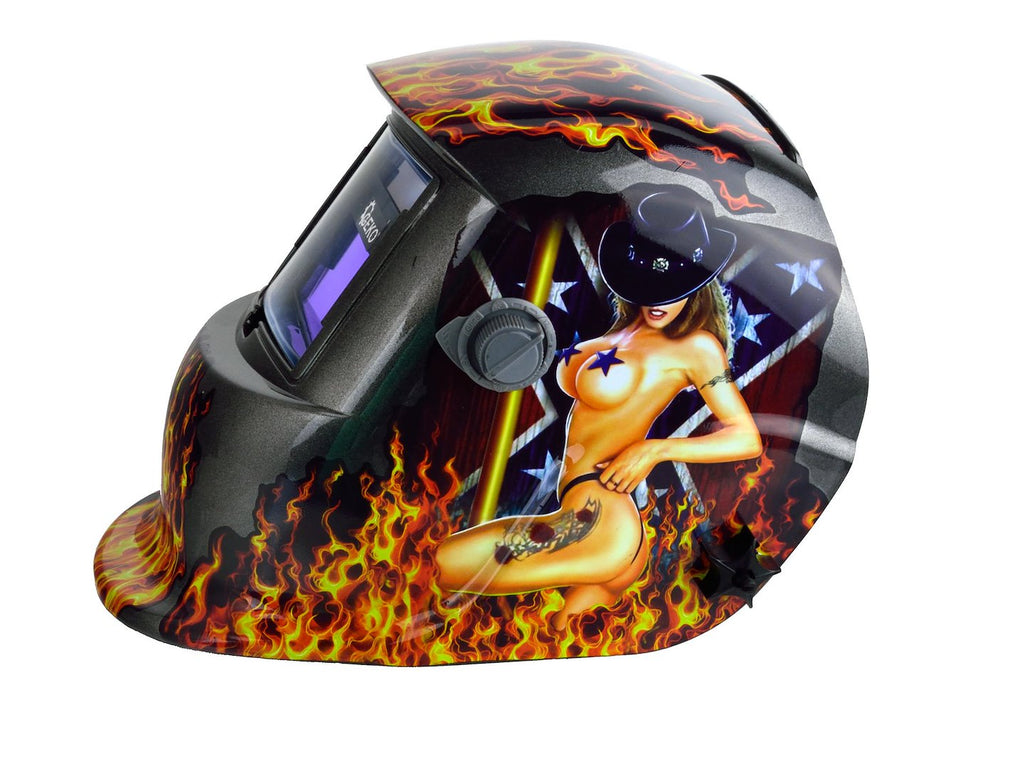PROFI-FLAME Auto-Darkening Welding Helmet