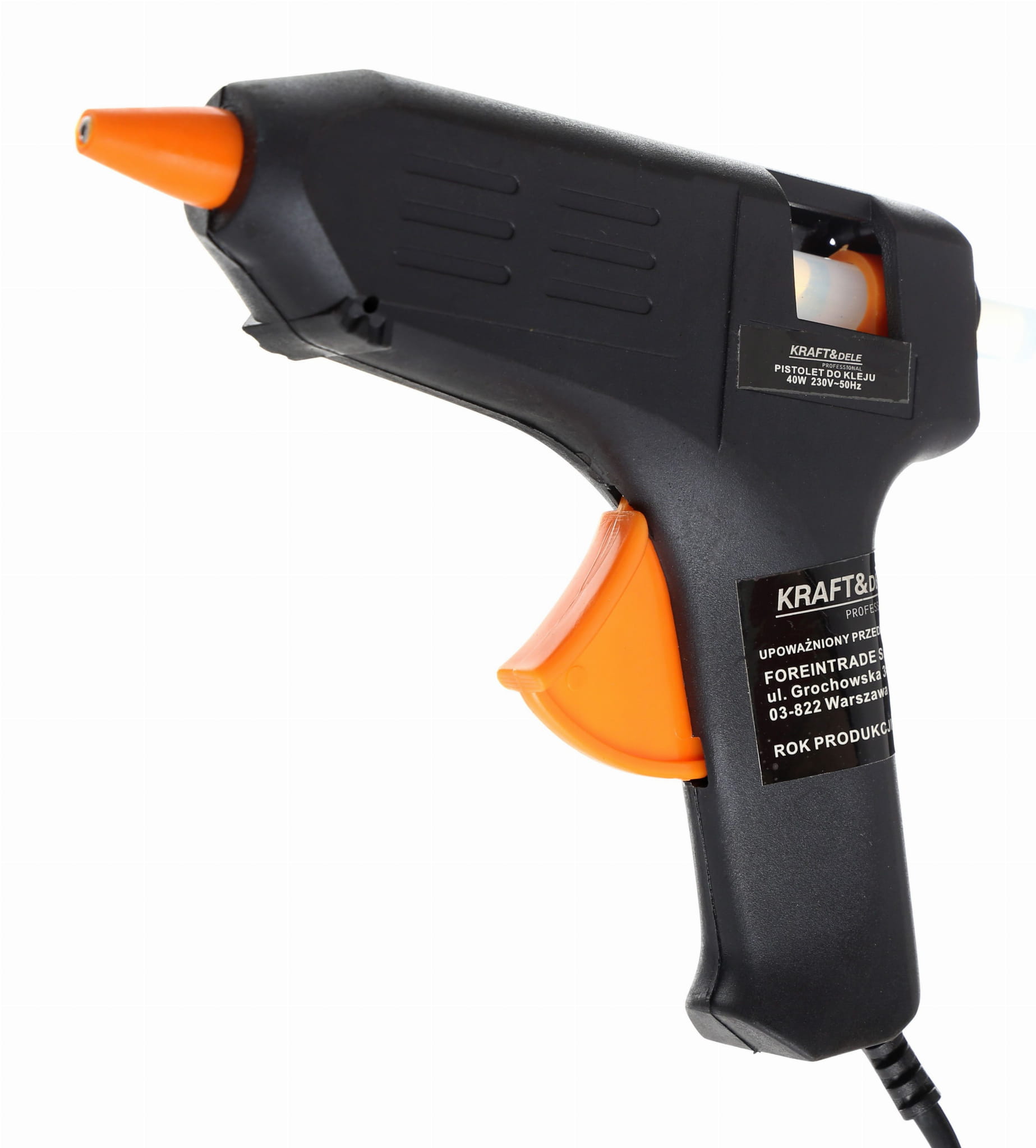 HOT GLUE GUN 40W + 7 REFILLS KD10350