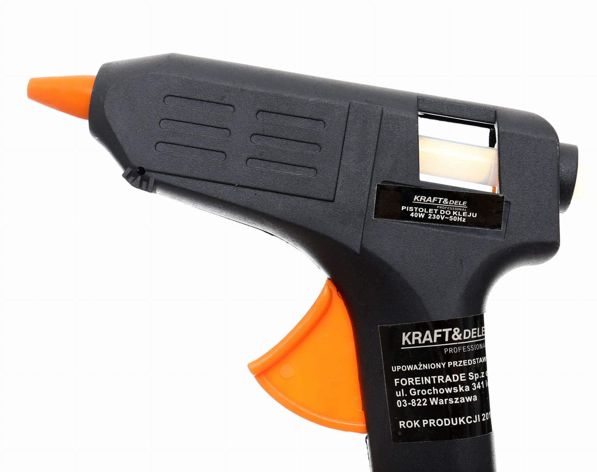 HOT GLUE GUN 40W + 7 REFILLS KD10350