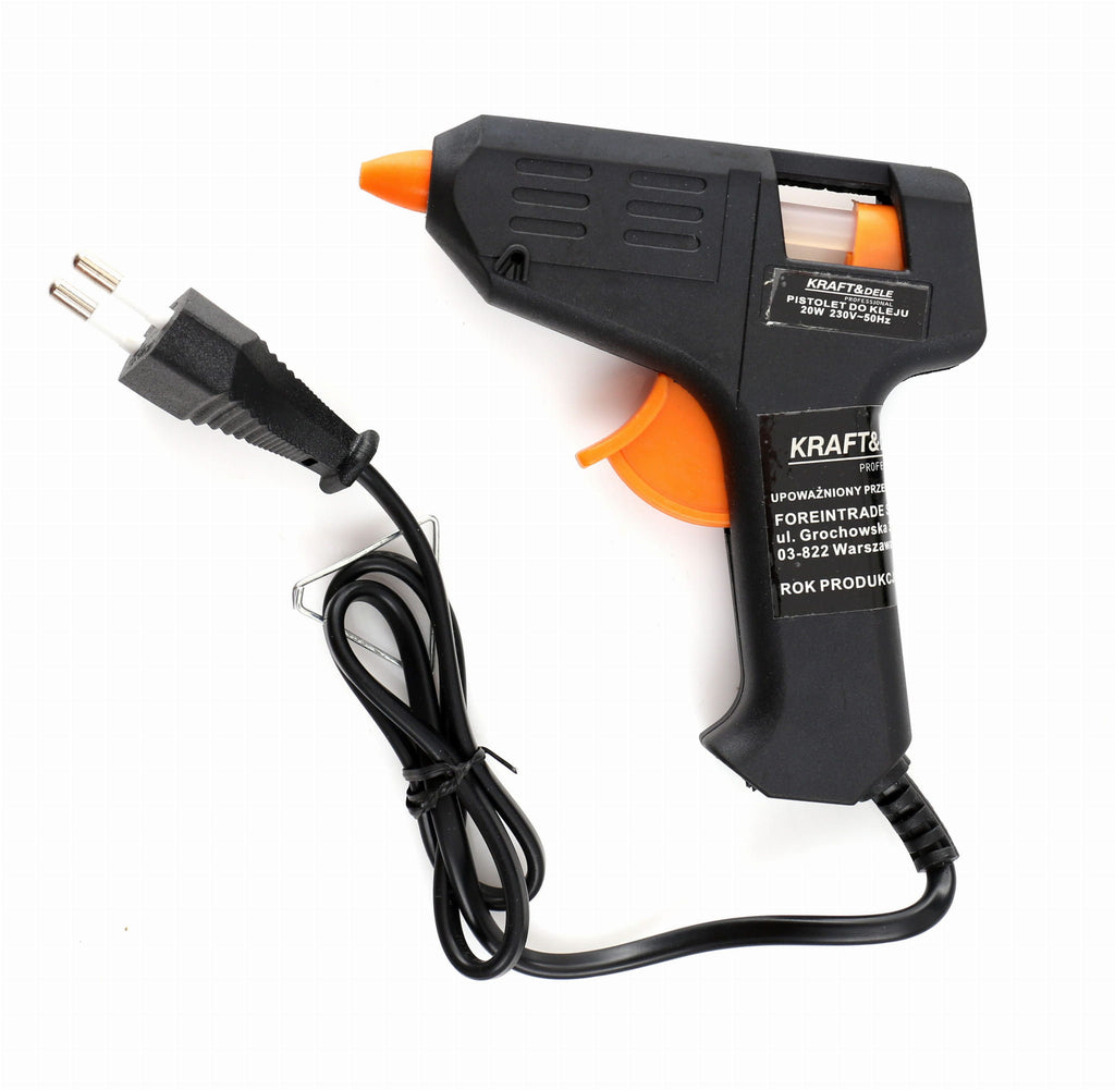 HOT GLUE GUN 20W + 7 REFILLS KD10351