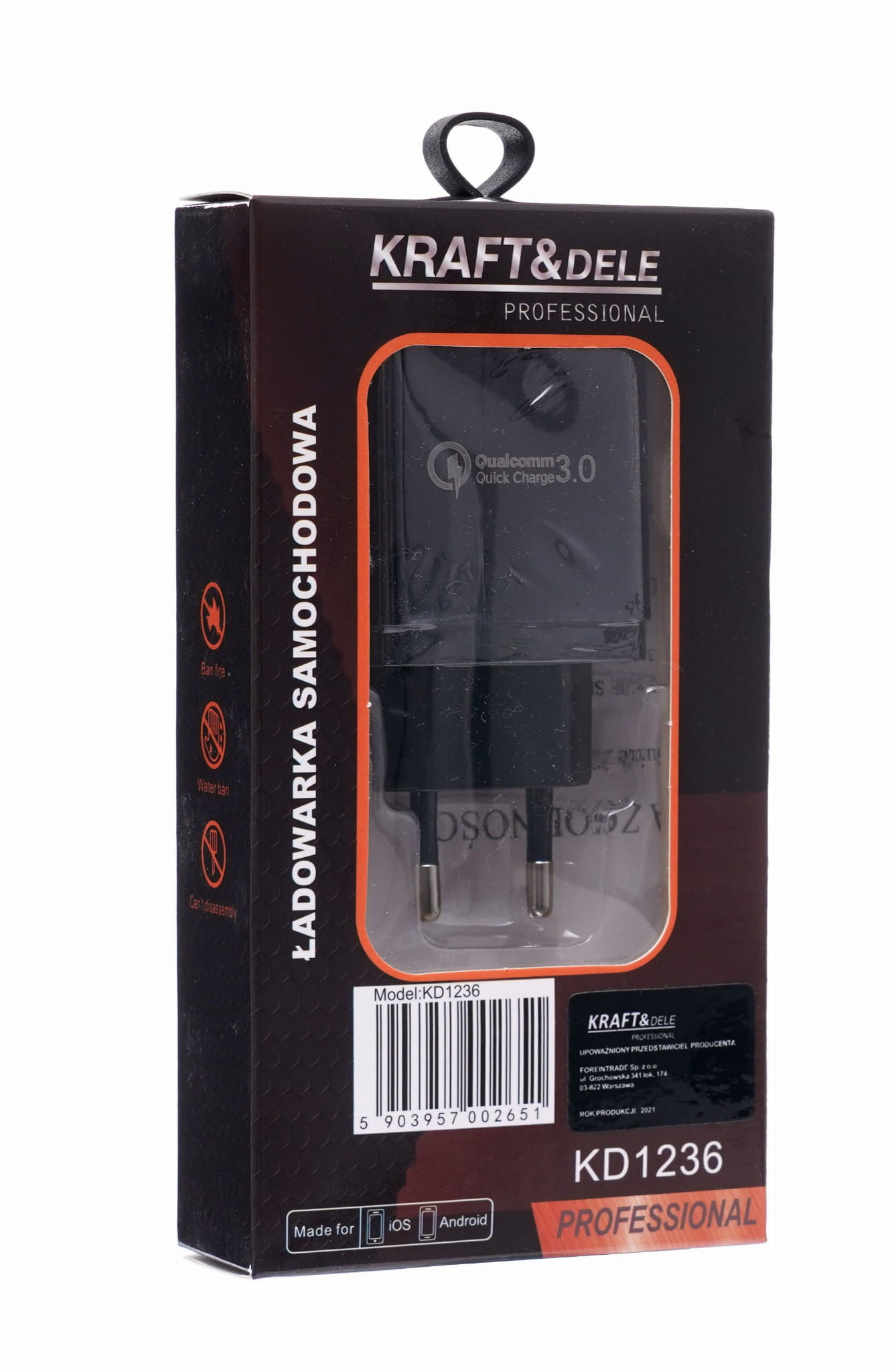 QUICK CHARGE 3.0 Wall Charger KD1236