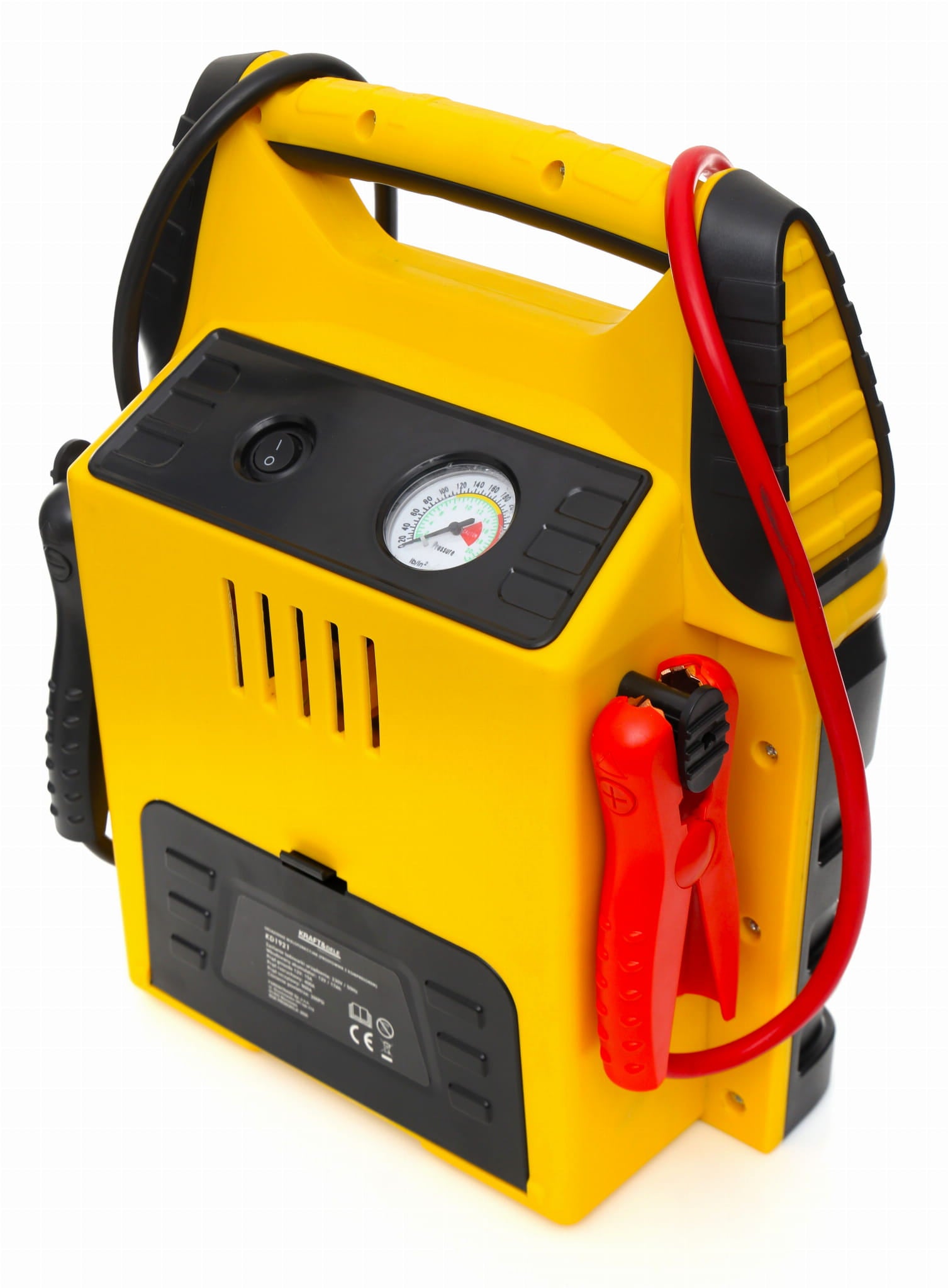 Hüppestarter 5-ühes – multifunktsionaalne seade – käivitusabi, kompressor, taskulamp KD1921