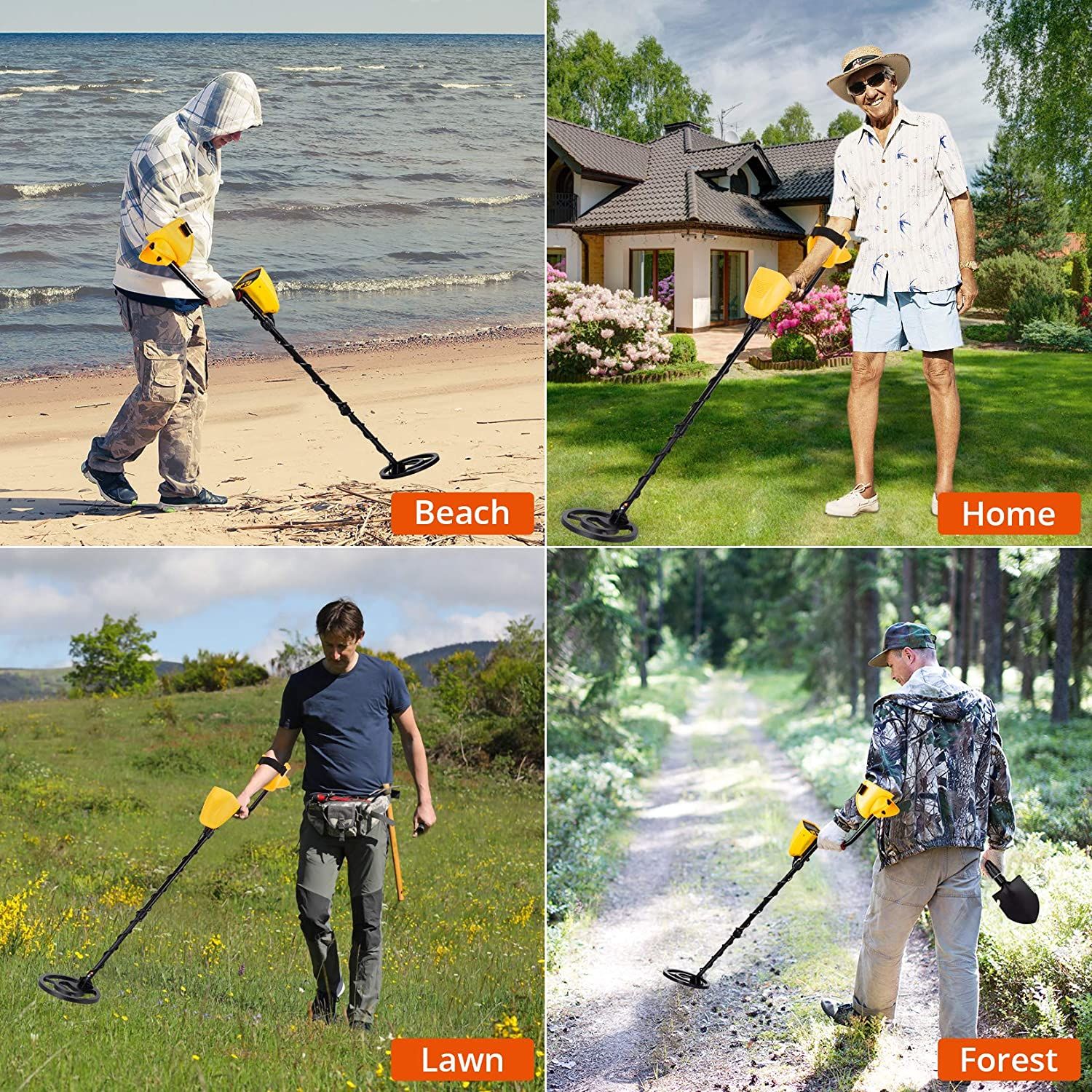 Metal detector 8" KD10409