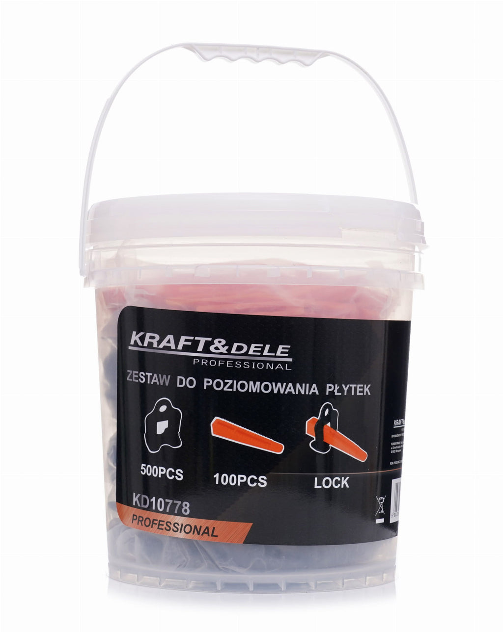 Plaatide tasanduskomplekt 600tk. KD10778 (A36)