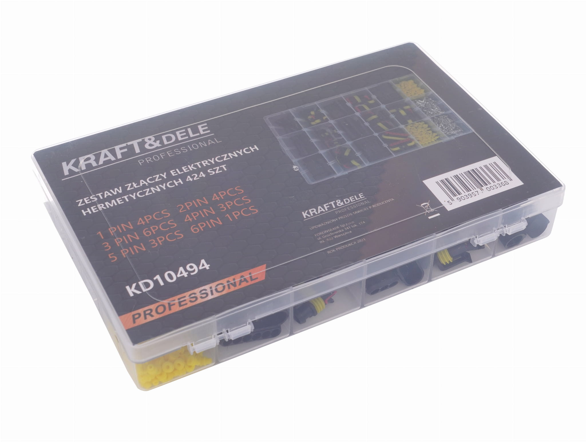 Hermetic connectors 424 pcs. KD10494 (VB12)