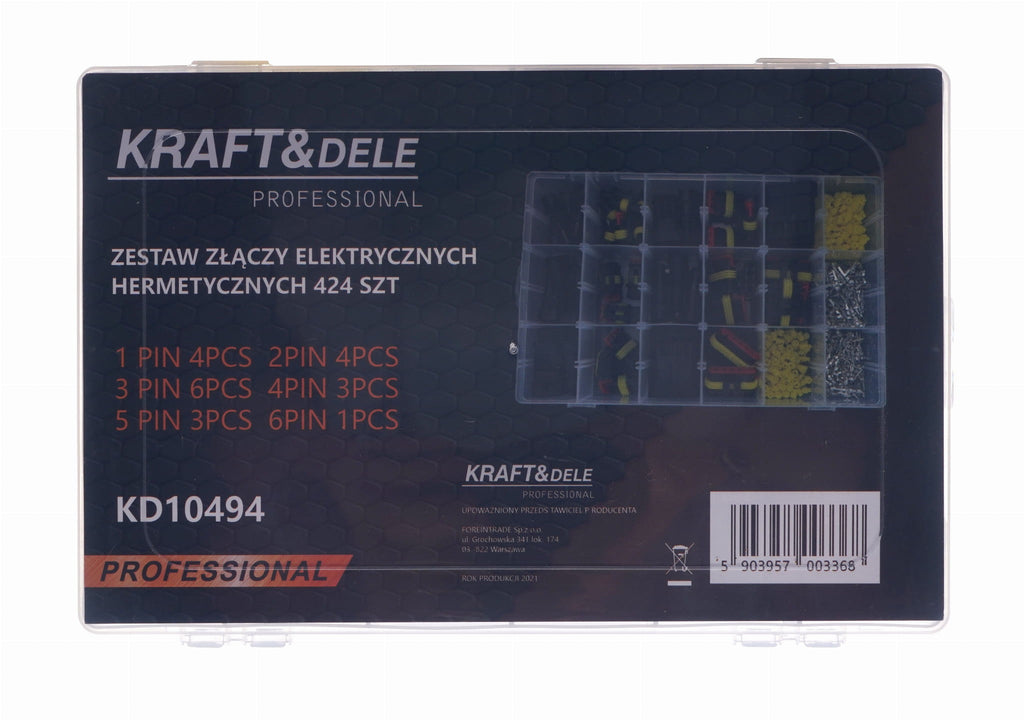Hermetic connectors 424 pcs. KD10494 (VB12)