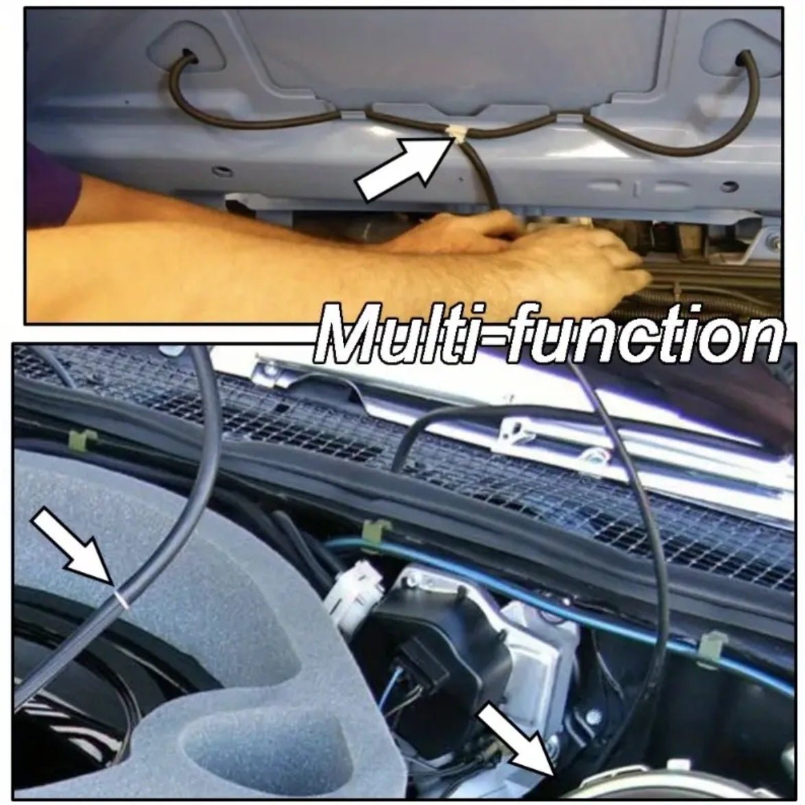 18-osaline klaasipesu ühenduste komplekt, 3 tüüpi (18 tk)