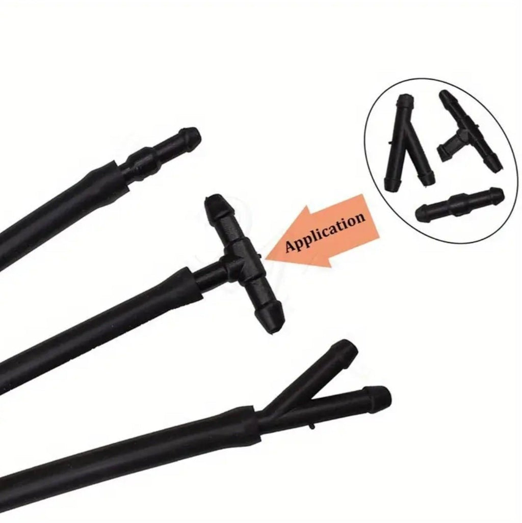 18-osaline klaasipesu ühenduste komplekt, 3 tüüpi (18 tk)